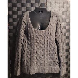 Free‎ People Grey Wool Sweater size Small